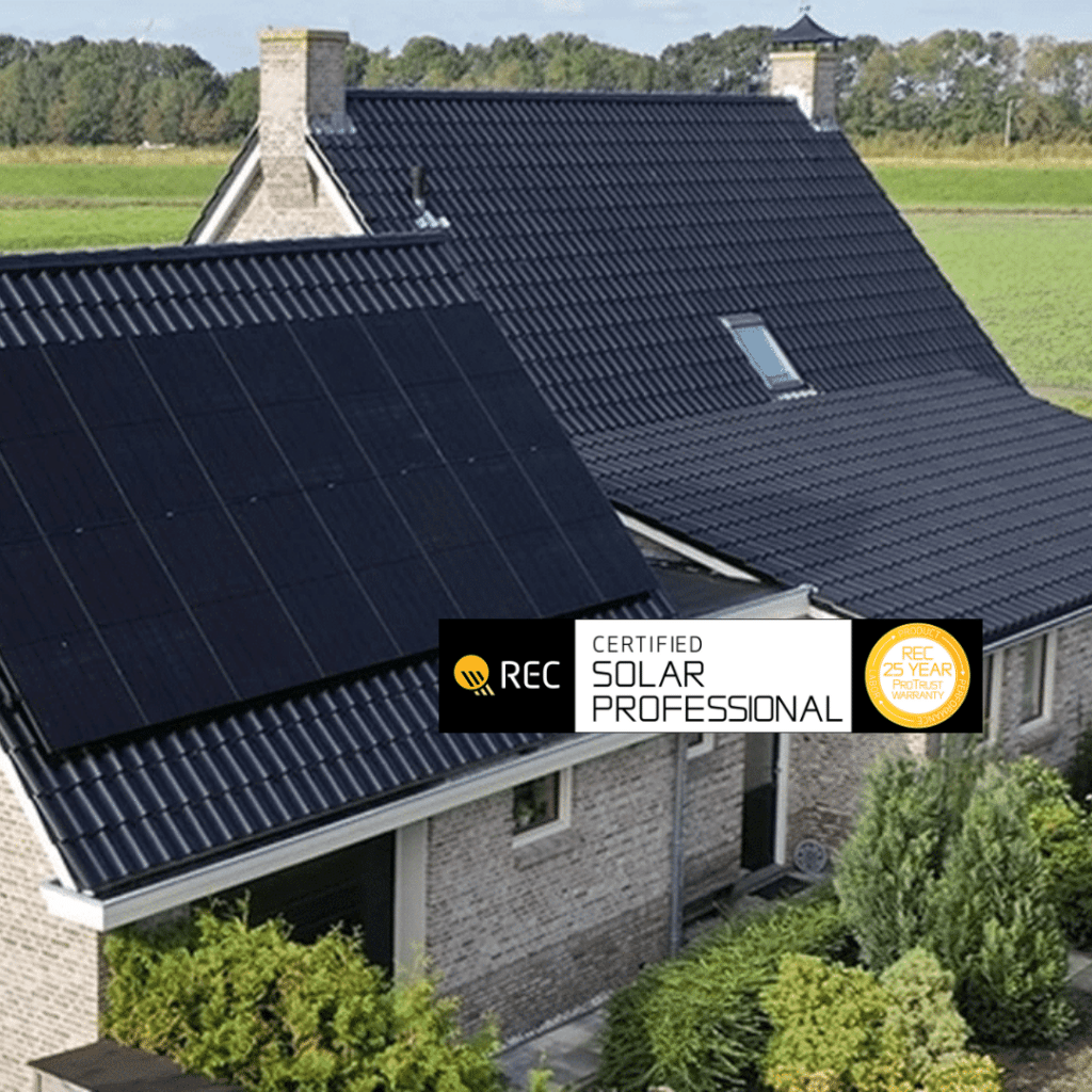 REC Pur Black on Black Solar Panels from Go Solar Power