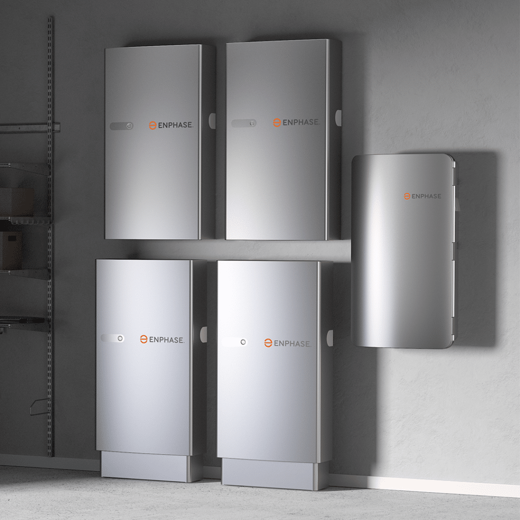 enphase iq battery storage solutions bank from go solar power_