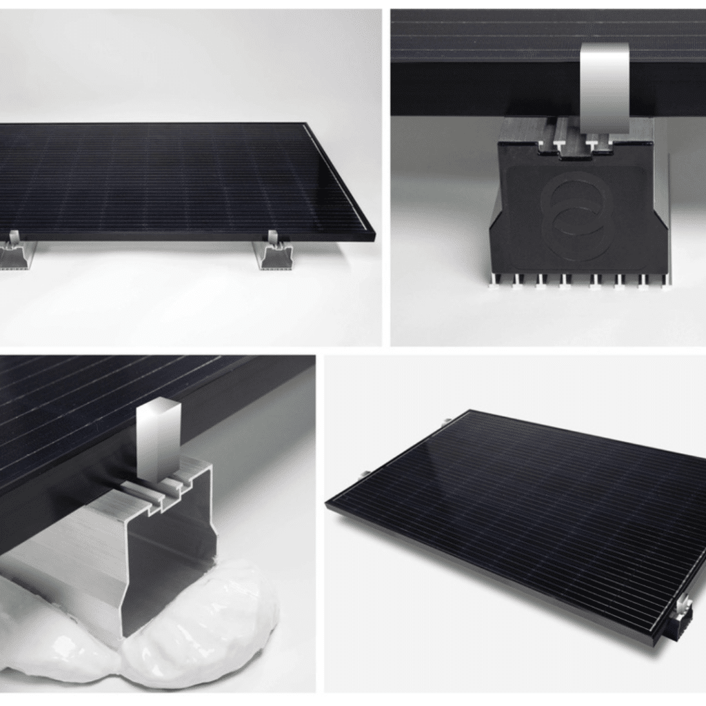 Non-Invasive No-Holes Solar Mounts