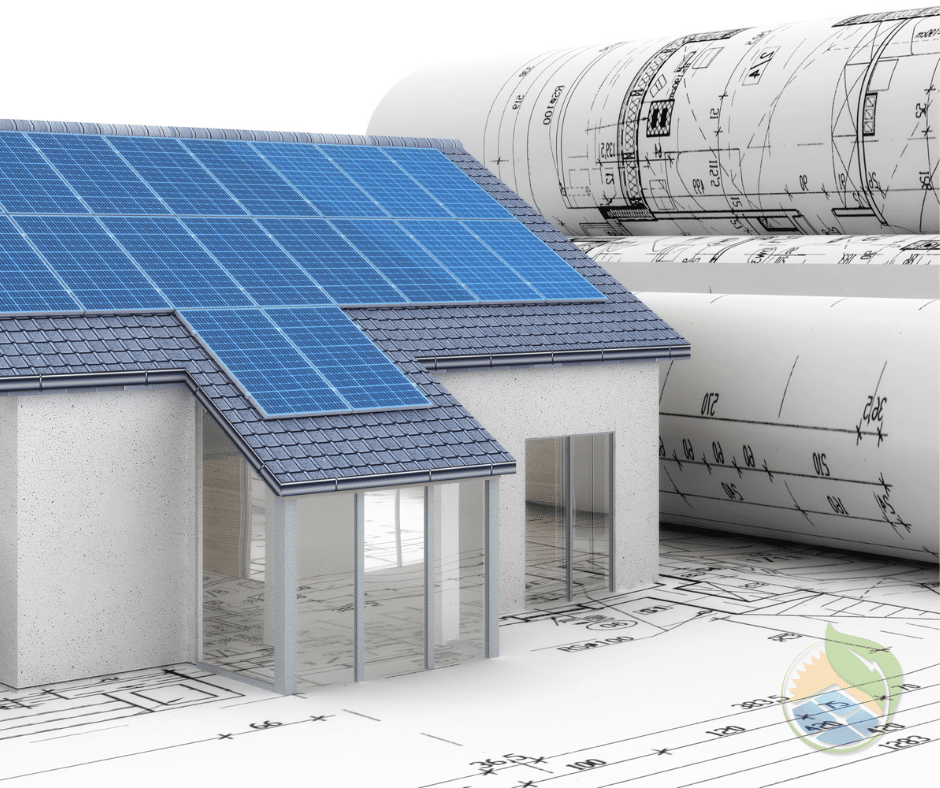 solar power designed to new home build
