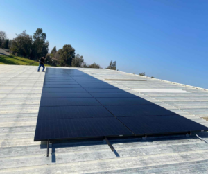 California building with go solar power