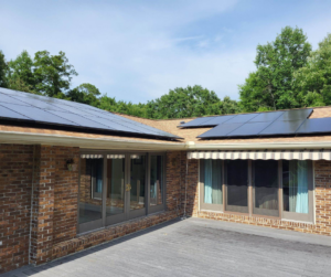 typical Georgia home with go solar power